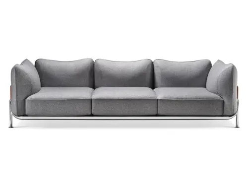 tasca sofa 2-3 seater sofa with metal structure By Robert Stadler