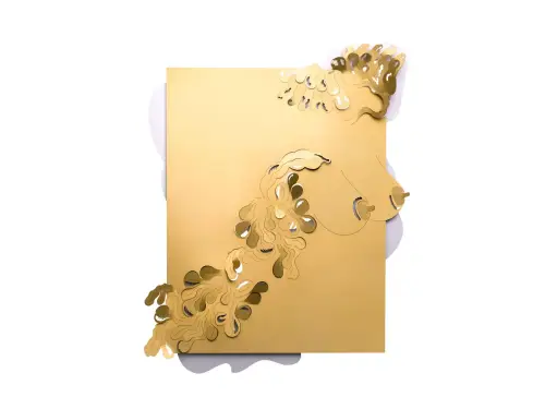 venere tapestry aluminium tapestry By Matteo Cibic