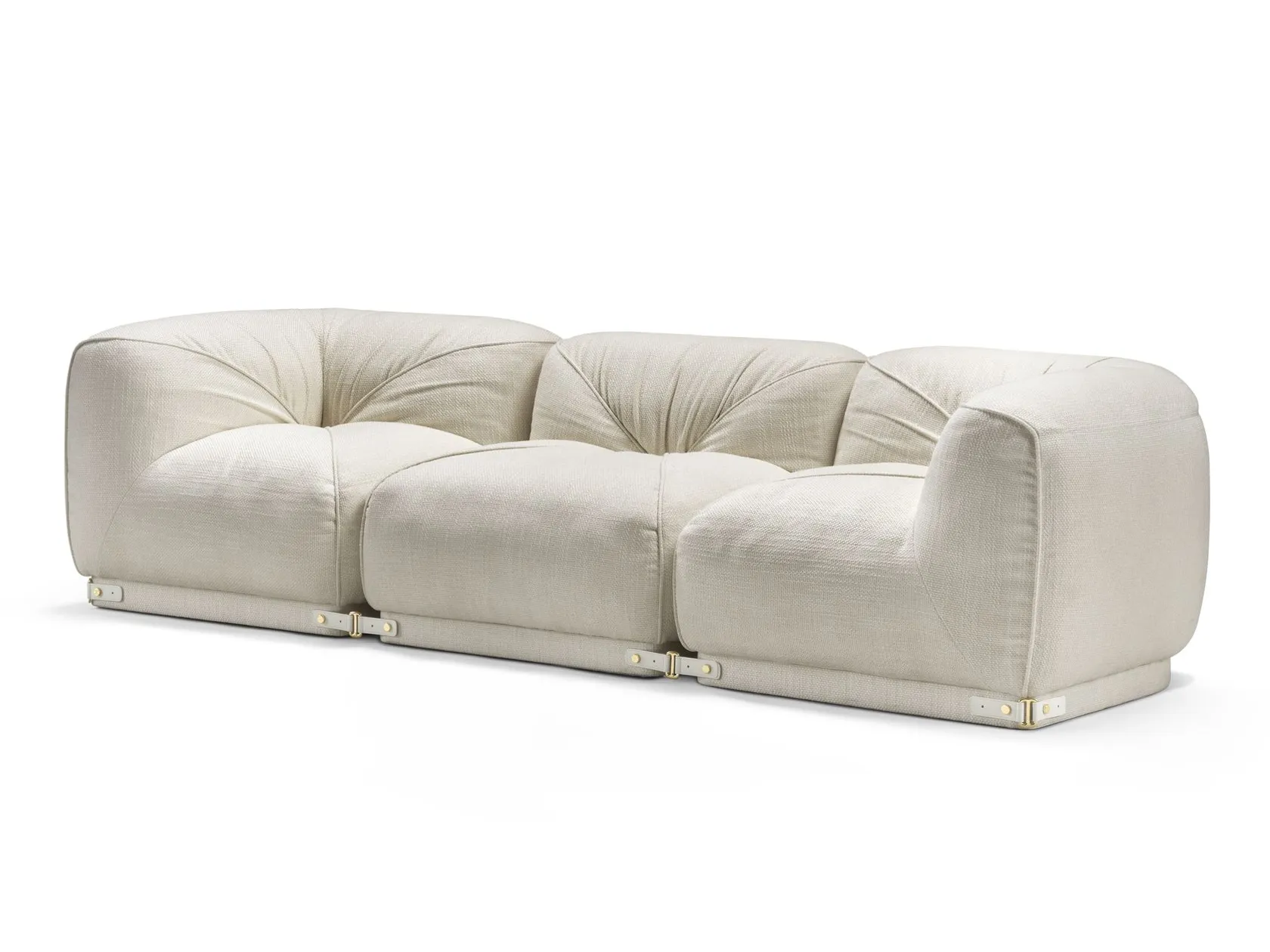 leisure 3 seater fabric sofa By GHIDINI1961