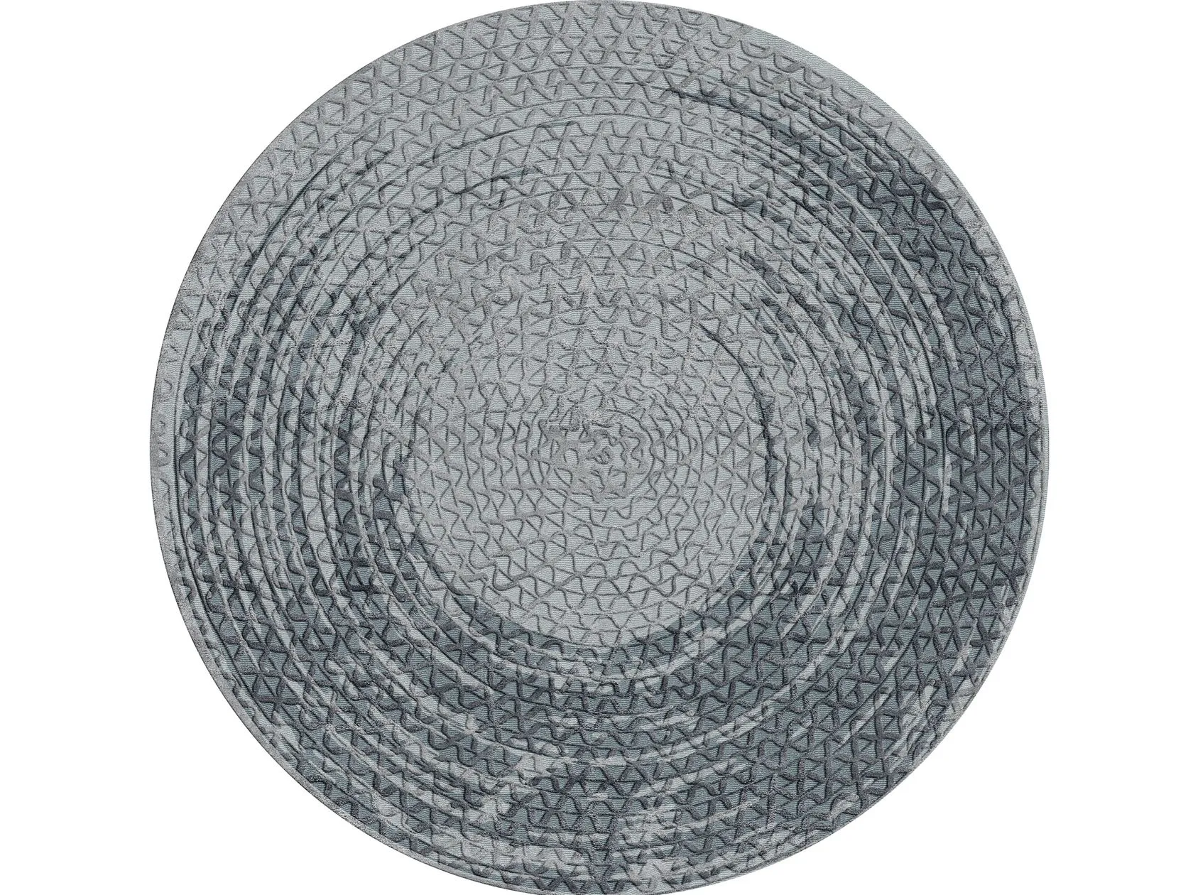 triple waves round rug By GHIDINI1961
