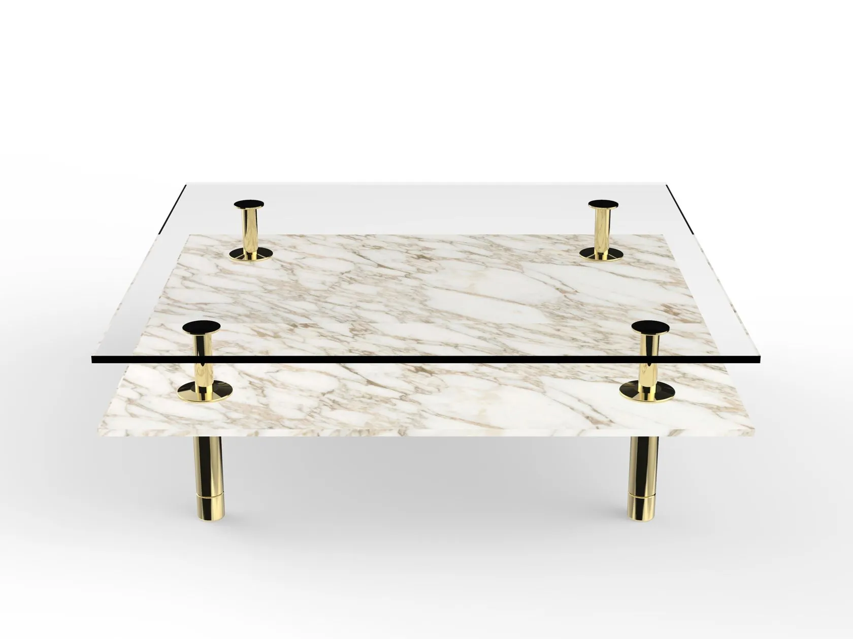 legs square coffee table By GHIDINI1961