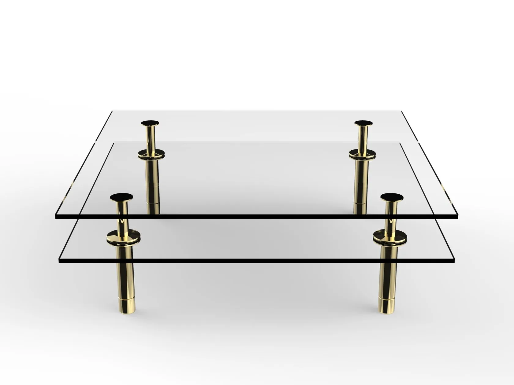 legs square coffee table By GHIDINI1961