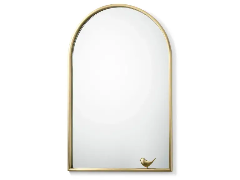 portrait mirror with little birdie By GHIDINI1961