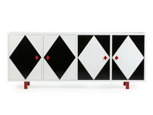 pantalone cabinet aluminium cabinet with doors By Moschino