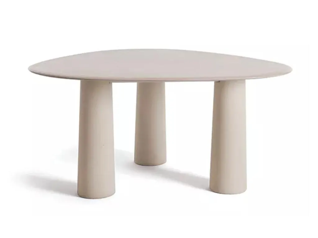 bold triangular dining table By ETHIMO