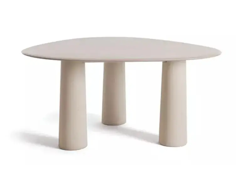 bold triangular dining table By ETHIMO