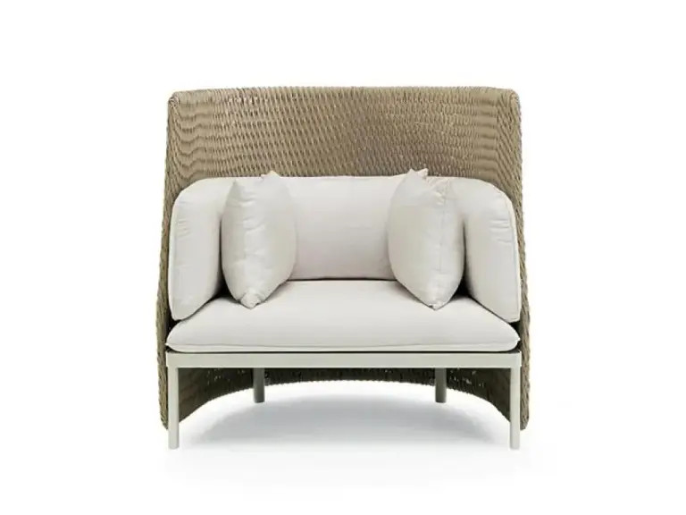 esedra highback lounge armchair By ETHIMO