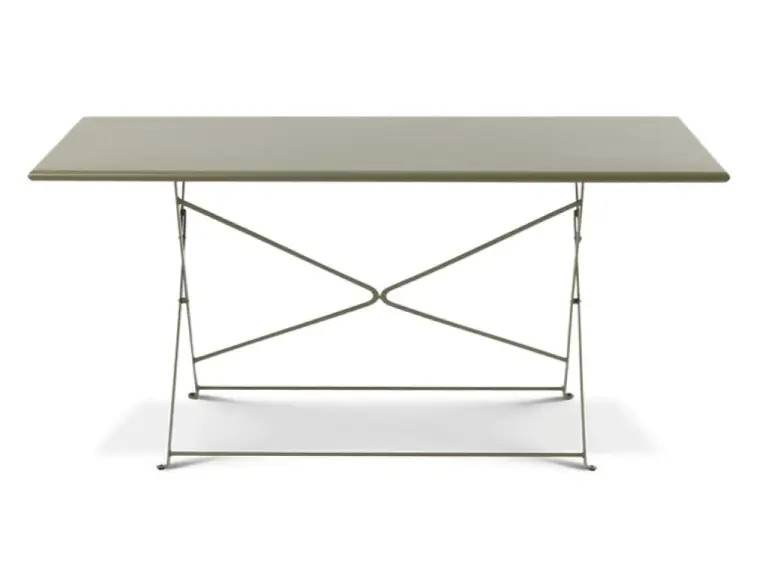 flower rectangular folding table 160x80 By ETHIMO