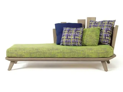 rafael daybed teak garden daybed By Paola Navone