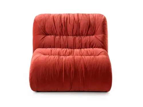 mambo armchair velvet armchair By Lorenza Bozzoli