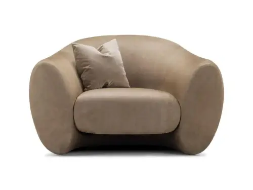 elephant armchair upholstered armchair with armrests By Stefano Giovannoni