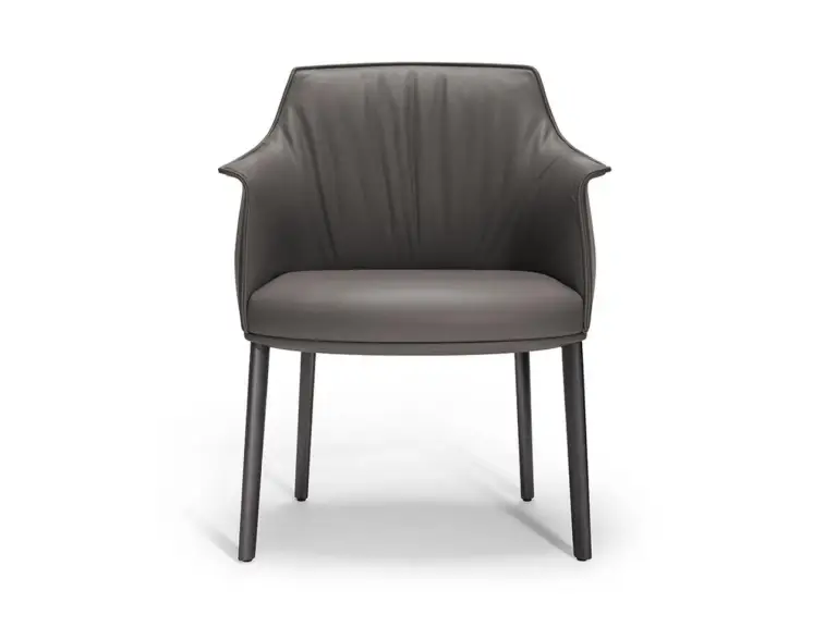 archibald large dining chair By Poltrona Frau